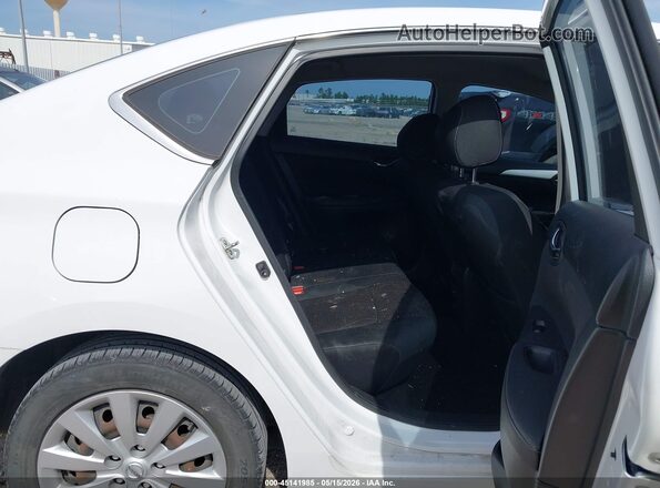 3N1AB7AP0KY418962 2019 NISSAN SENTRA White Widok naklejki z numerem VIN