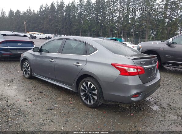 3N1AB7AP0KY437852 2019 NISSAN SENTRA Gray Rear left