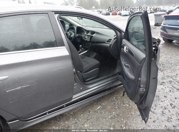 3N1AB7AP0KY437852 2019 NISSAN SENTRA Gray Front interior view