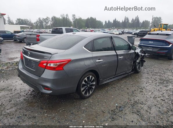 3N1AB7AP0KY437852 2019 NISSAN SENTRA Gray Rear right