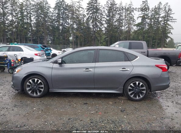 3N1AB7AP0KY437852 2019 NISSAN SENTRA Gray 360 interior view