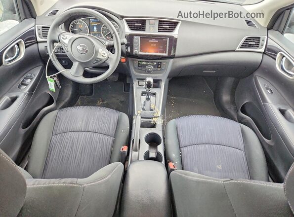 3N1AB7AP0KY441948 2019 NISSAN SENTRA Black წინა პანელის ხედი