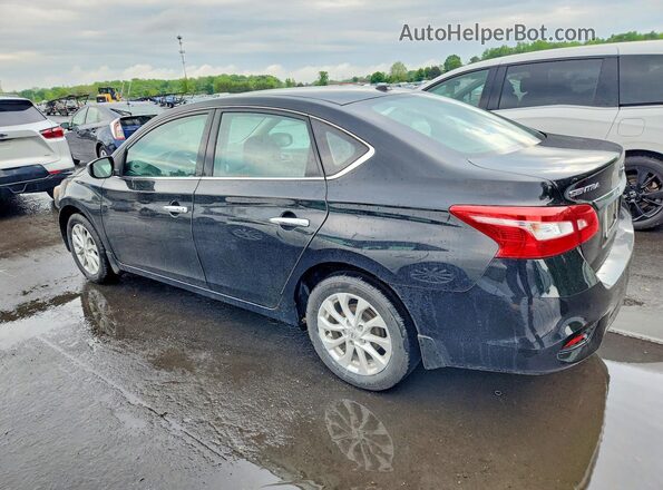 3N1AB7AP0KY441948 2019 NISSAN SENTRA Black უკანა მარცხენა