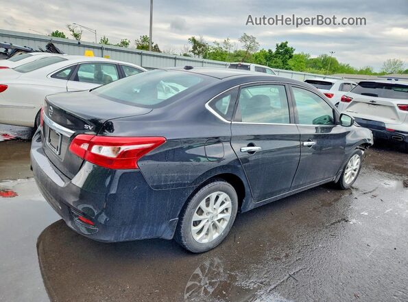 3N1AB7AP0KY441948 2019 NISSAN SENTRA Black უკანა მარჯვენა