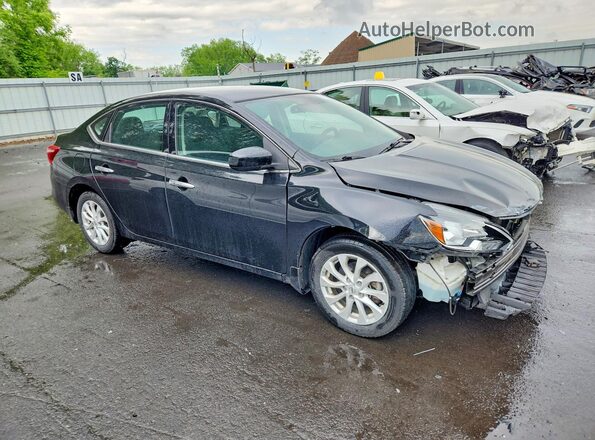 3N1AB7AP0KY441948 2019 NISSAN SENTRA Black წინა მარჯვენა