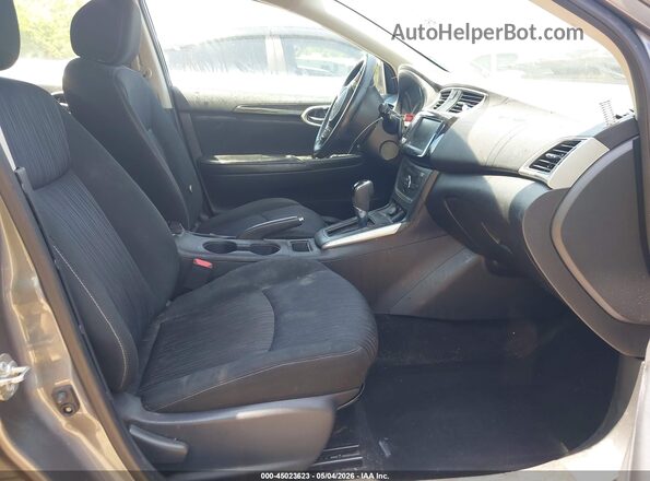 3N1AB7AP0KY453548 2019 NISSAN SENTRA Gray Вид салону спереду