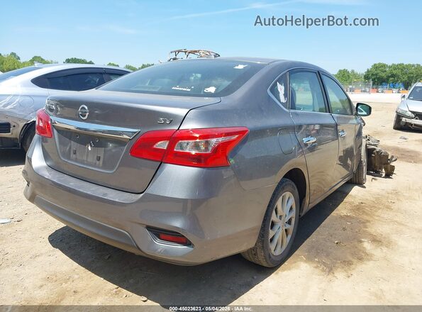 3N1AB7AP0KY453548 2019 NISSAN SENTRA Gray Задня права чверть