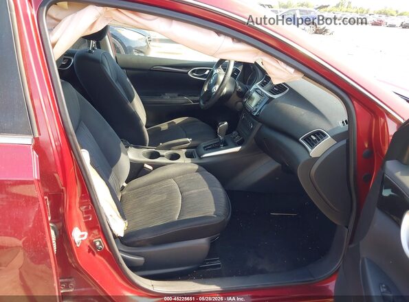3N1AB7AP1GL640561 2016 NISSAN SENTRA Red Widok wnętrza z przodu