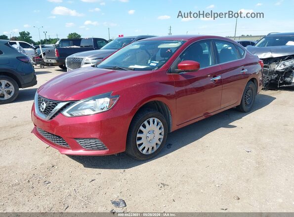 3N1AB7AP1GL640561 2016 NISSAN SENTRA Red Przód lewy
