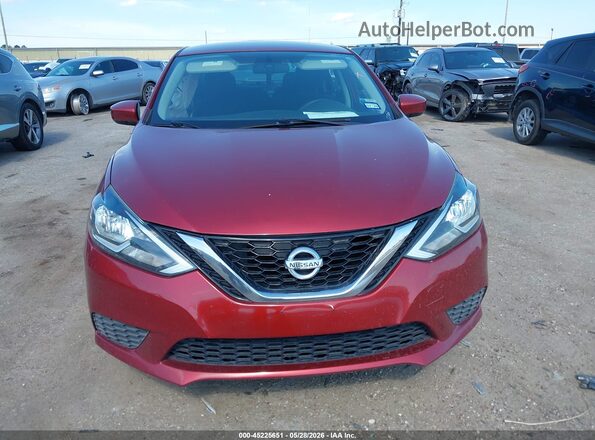 3N1AB7AP1GL640561 2016 NISSAN SENTRA Red Widok deski rozdzielczej
