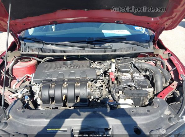 3N1AB7AP1GL640561 2016 NISSAN SENTRA Red Widok z tyłu