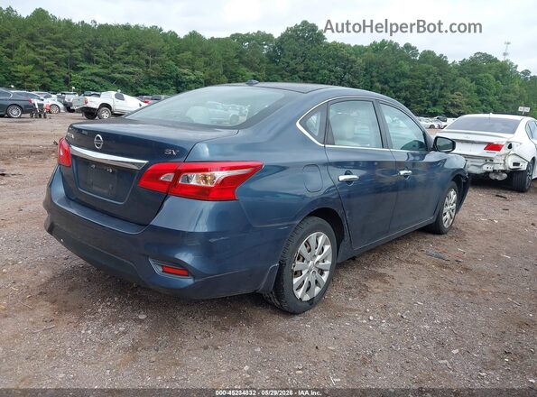 3N1AB7AP1GL664472 2016 NISSAN SENTRA Blue უკანა მარჯვენა