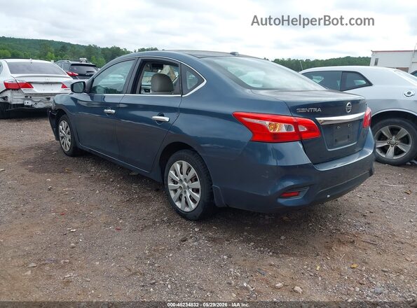 3N1AB7AP1GL664472 2016 NISSAN SENTRA Blue უკანა მარცხენა