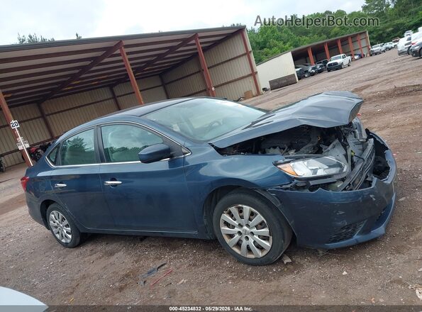 3N1AB7AP1GL664472 2016 NISSAN SENTRA Blue სალონის 360-გრადუსიანი ხედი
