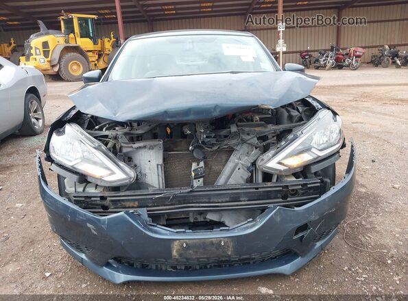 3N1AB7AP1GL664472 2016 NISSAN SENTRA Blue უკანა სალონის ხედი