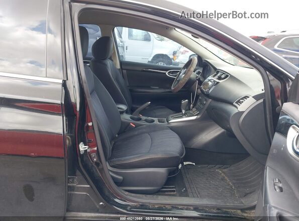 3N1AB7AP1GY216736 2016 NISSAN SENTRA Black Widok wnętrza z przodu