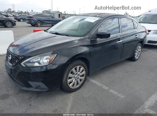 3N1AB7AP1GY216736 2016 NISSAN SENTRA Black Przód lewy