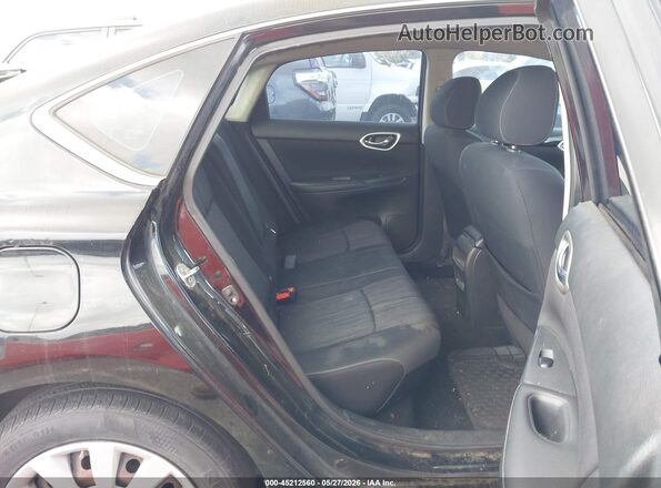 3N1AB7AP1GY216736 2016 NISSAN SENTRA Black Widok naklejki z numerem VIN