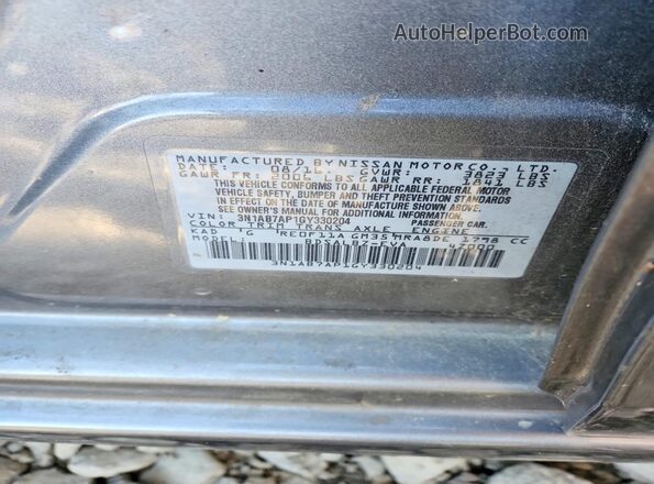 3N1AB7AP1GY330204 2016 NISSAN SENTRA Gray 