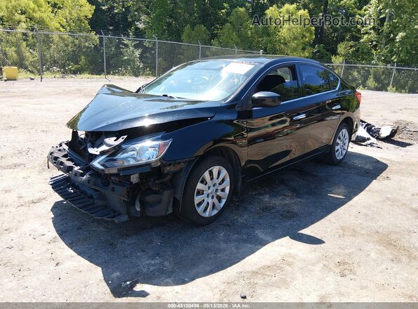 3N1AB7AP1HL711405 2017 NISSAN SENTRA Black Передня ліва чверть