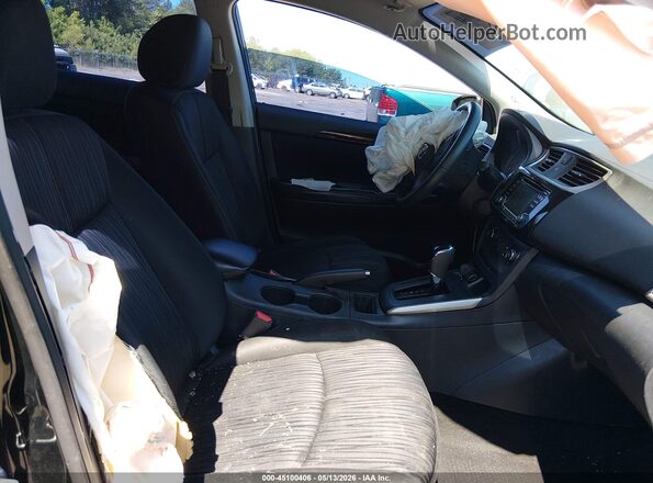3N1AB7AP1HL711405 2017 NISSAN SENTRA Black Вид салону спереду