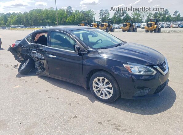 3N1AB7AP1HY244747 2017 NISSAN SENTRA Black Передня права чверть