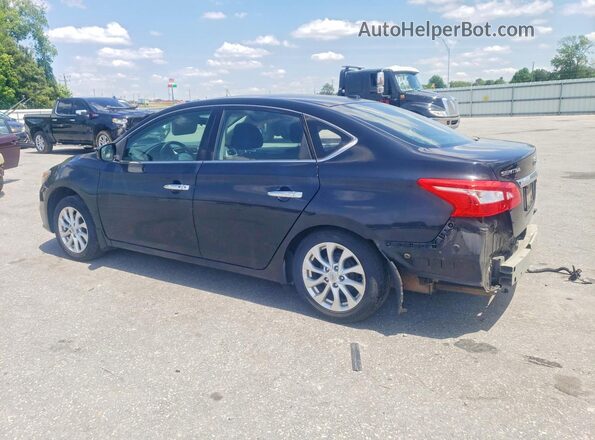 3N1AB7AP1HY244747 2017 NISSAN SENTRA Black Задня ліва чверть