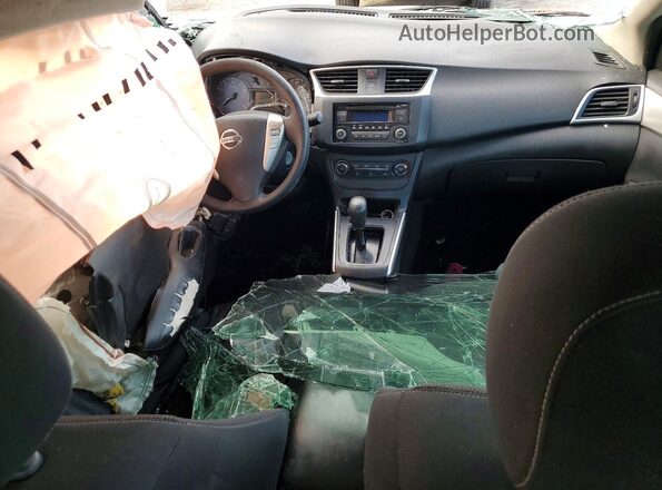 3N1AB7AP1HY287534 2017 NISSAN SENTRA Silver Առջևի վահանակի տեսք