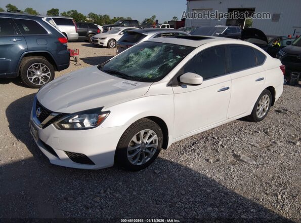 3N1AB7AP1HY299120 2017 NISSAN SENTRA White Przód lewy