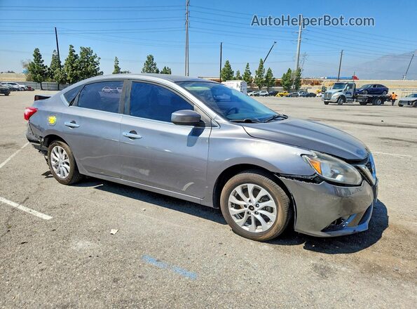 3N1AB7AP1HY358635 2017 NISSAN SENTRA Gray Front right