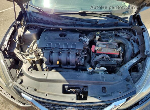 3N1AB7AP1HY358635 2017 NISSAN SENTRA Gray Rear interior view