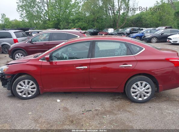 3N1AB7AP1HY366752 2017 NISSAN SENTRA Красный 