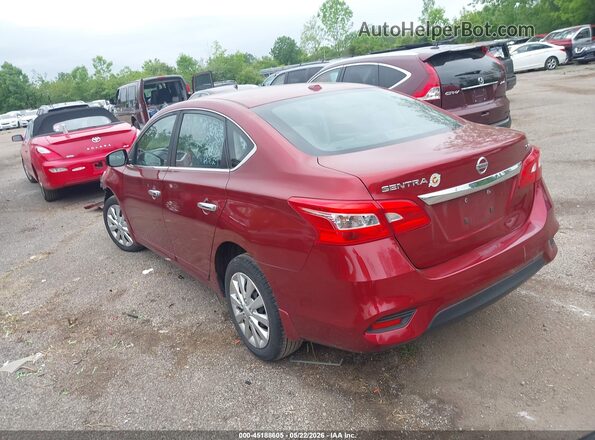 3N1AB7AP1HY366752 2017 NISSAN SENTRA Красный 