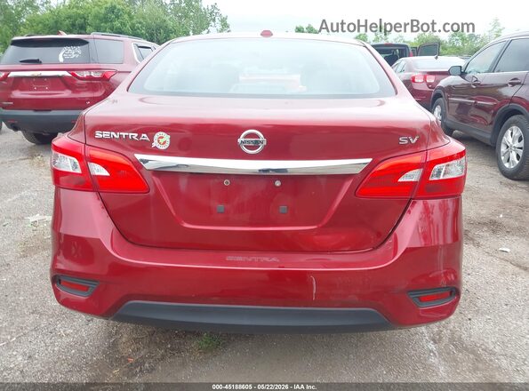 3N1AB7AP1HY366752 2017 NISSAN SENTRA Красный 