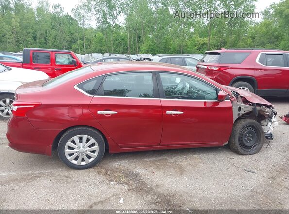3N1AB7AP1HY366752 2017 NISSAN SENTRA Красный 