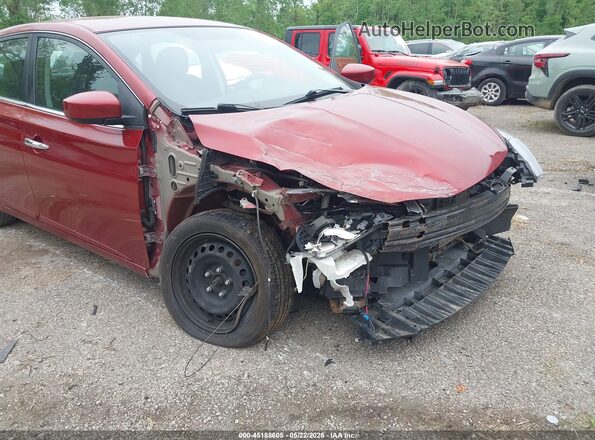 3N1AB7AP1HY366752 2017 NISSAN SENTRA Красный 