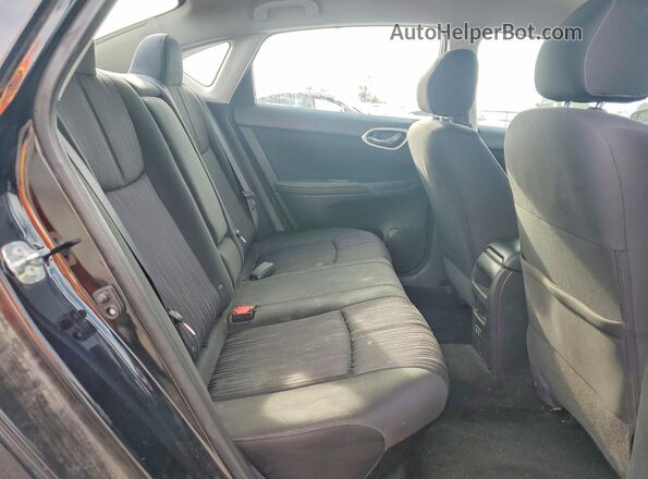 3N1AB7AP1JL633830 2018 NISSAN SENTRA Black Вид задніх сидінь