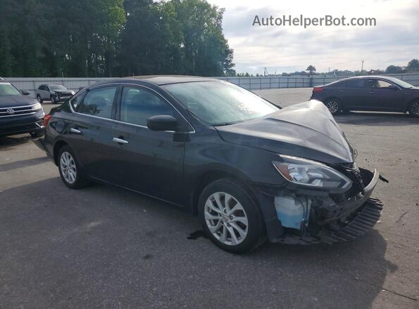 3N1AB7AP1JL633830 2018 NISSAN SENTRA Black Передня права чверть