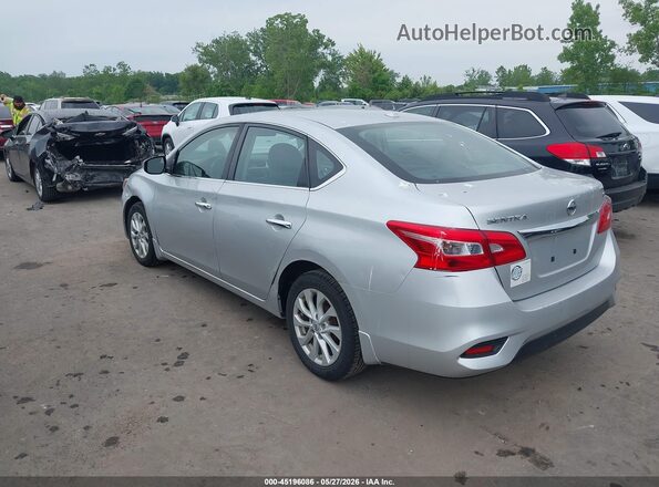 3N1AB7AP1JY228005 2018 NISSAN SENTRA Silver Rear left