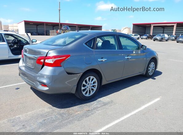3N1AB7AP1JY232541 2018 NISSAN SENTRA Gray Trasero derecho