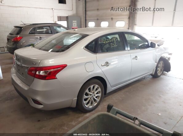 3N1AB7AP1JY236167 2018 NISSAN SENTRA Silver Tył prawy