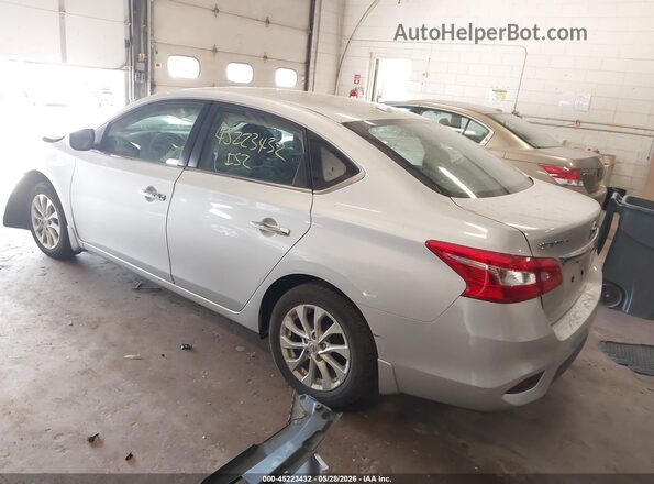 3N1AB7AP1JY236167 2018 NISSAN SENTRA Silver Tył lewy