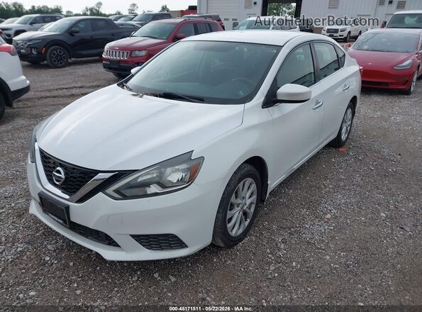 3N1AB7AP1JY237366 2018 NISSAN SENTRA White Vista tres cuartos delantera izquierda