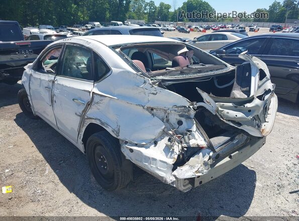 3N1AB7AP1JY339928 2018 NISSAN SENTRA Белый Задняя левая четверть