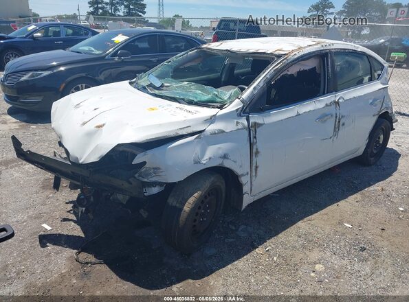 3N1AB7AP1JY339928 2018 NISSAN SENTRA Белый Передняя левая четверть