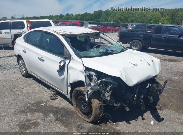 3N1AB7AP1JY339928 2018 NISSAN SENTRA Белый Панорамный вид салона 360°