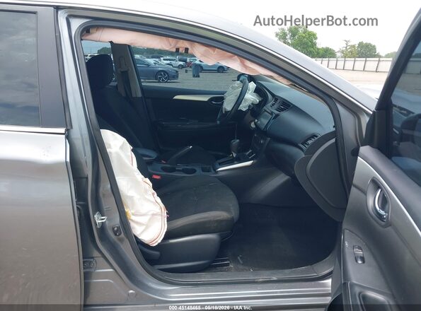 3N1AB7AP1KY209374 2019 NISSAN SENTRA Gray Vista interior delantera