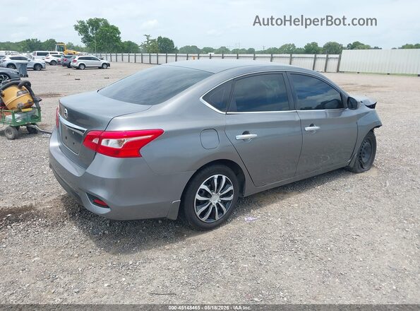 3N1AB7AP1KY209374 2019 NISSAN SENTRA Gray Trasero derecho