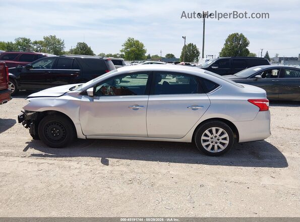 3N1AB7AP1KY269865 2019 NISSAN SENTRA Серебряный Панорамный вид салона 360°
