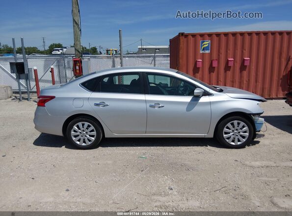 3N1AB7AP1KY269865 2019 NISSAN SENTRA Серебряный Вид задней части салона
